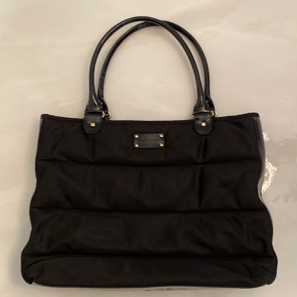 kate spade Bags Kate Spade Black Nylon Bag With Patent Leather